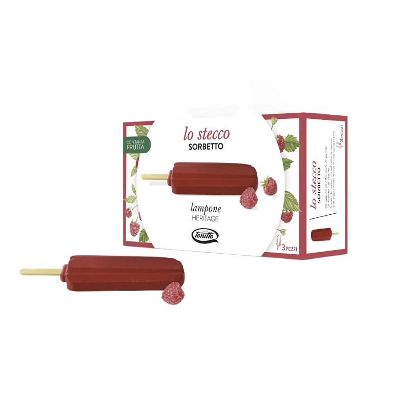 Сорбет "Tonitto" малина (3 шт) 180 гр Италия 