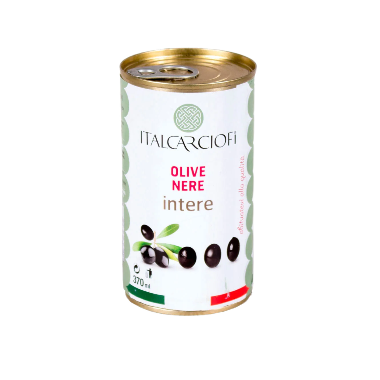Маслины "Italcarciofi" с косточкой ж/б 350 гр Италия