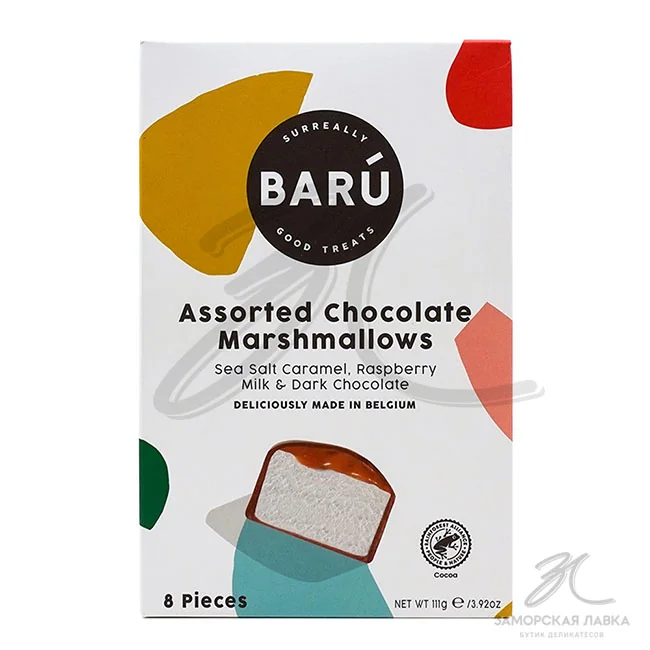 Маршмеллоу "BARU" Ассорти вкусов 111 гр Бельгия