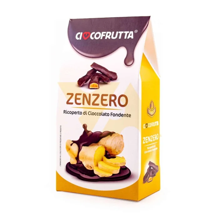 Цукаты "Cioccofrutta" имбирь в тем.шоколаде 100гр Италия