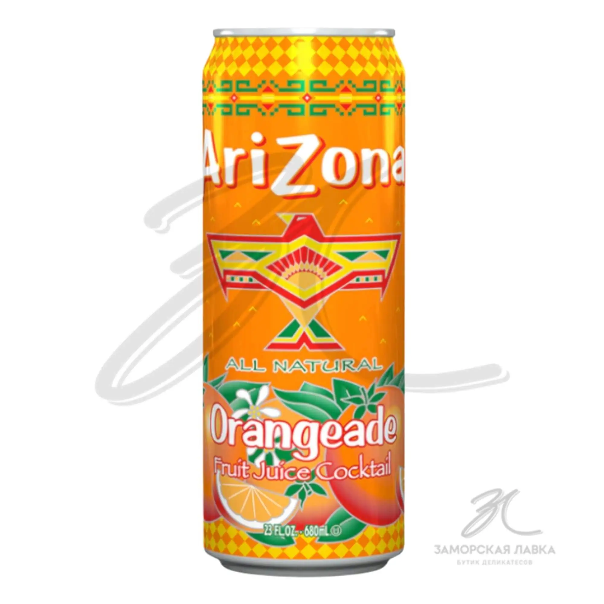 Напиток "Arizona" Апельсин безалкогольный б\г ж/б 650 мл 