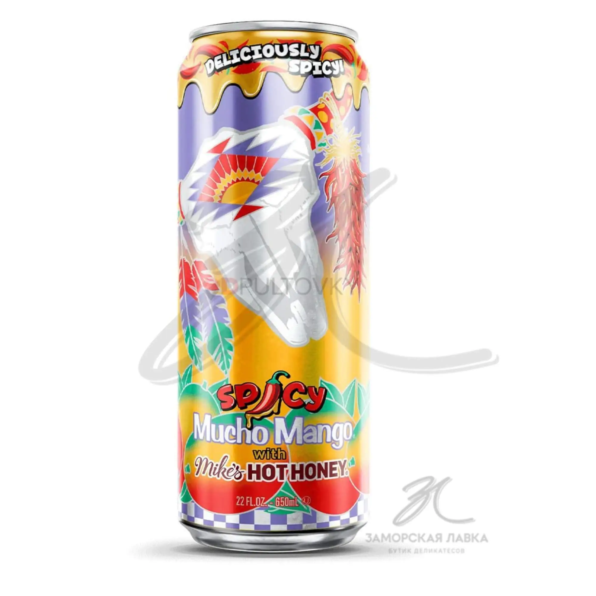 Напиток "Arizona" пряное манго безалкогольный б/г ж/б 650 мл 
