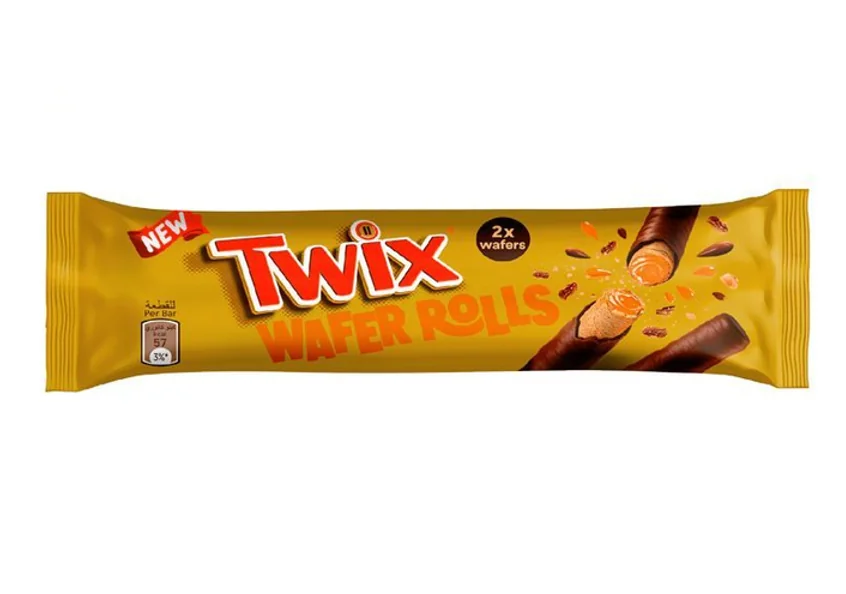 Вафли "Twix" трубочки 22,5 гр