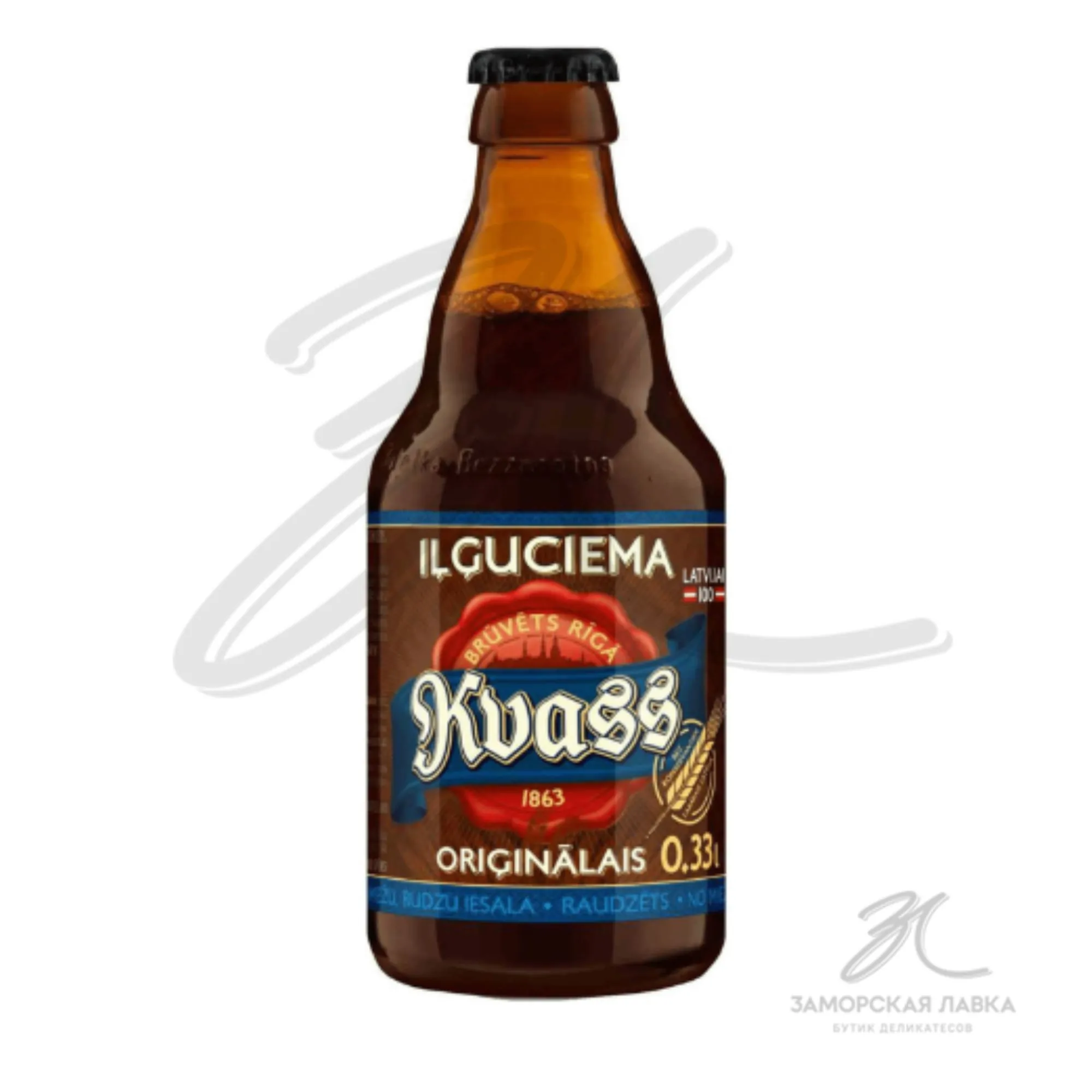 Квас "Ilguciema" оригинальный ст/б 330 мл Литва