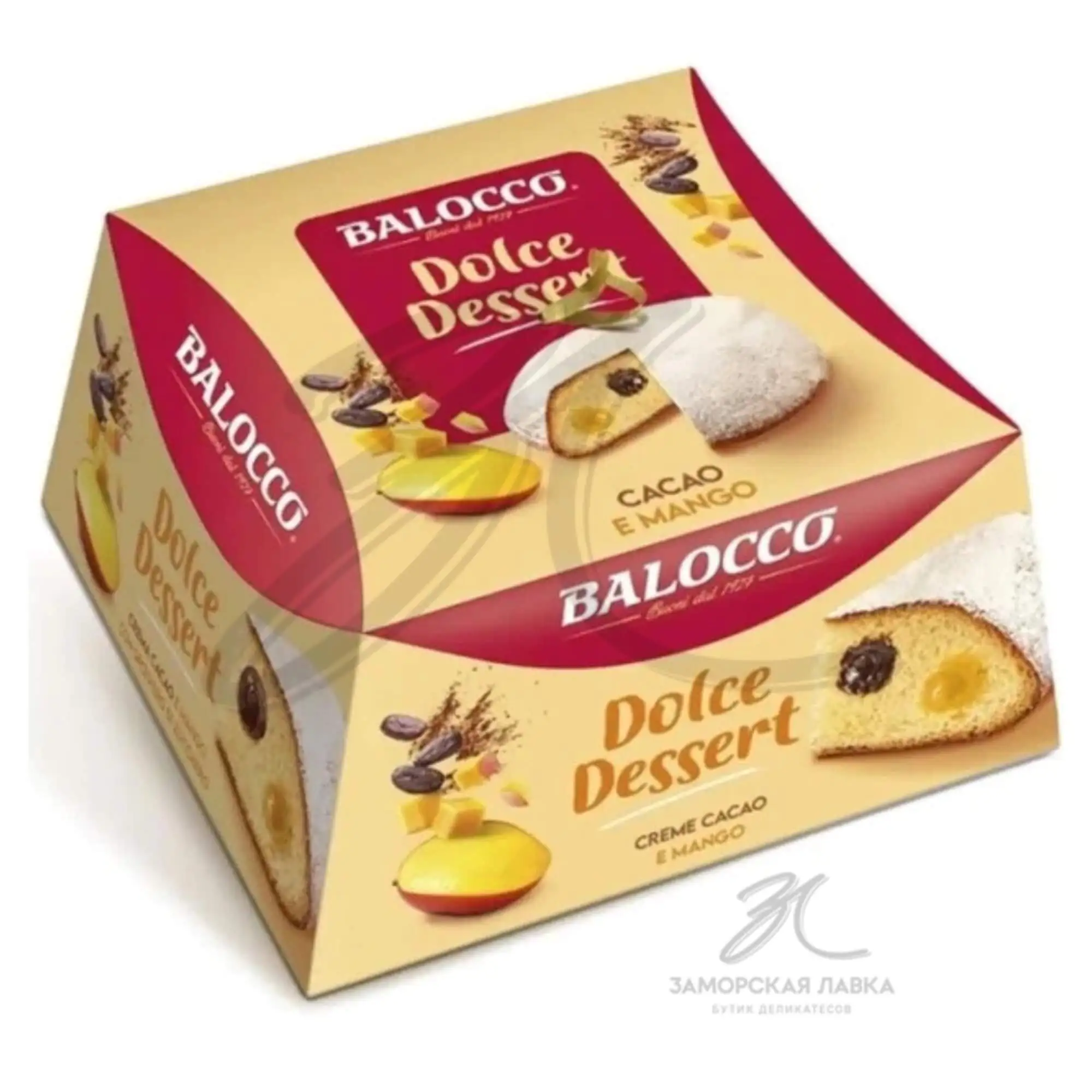 Кекс "Balocco" с кремом какао и манго 650 гр