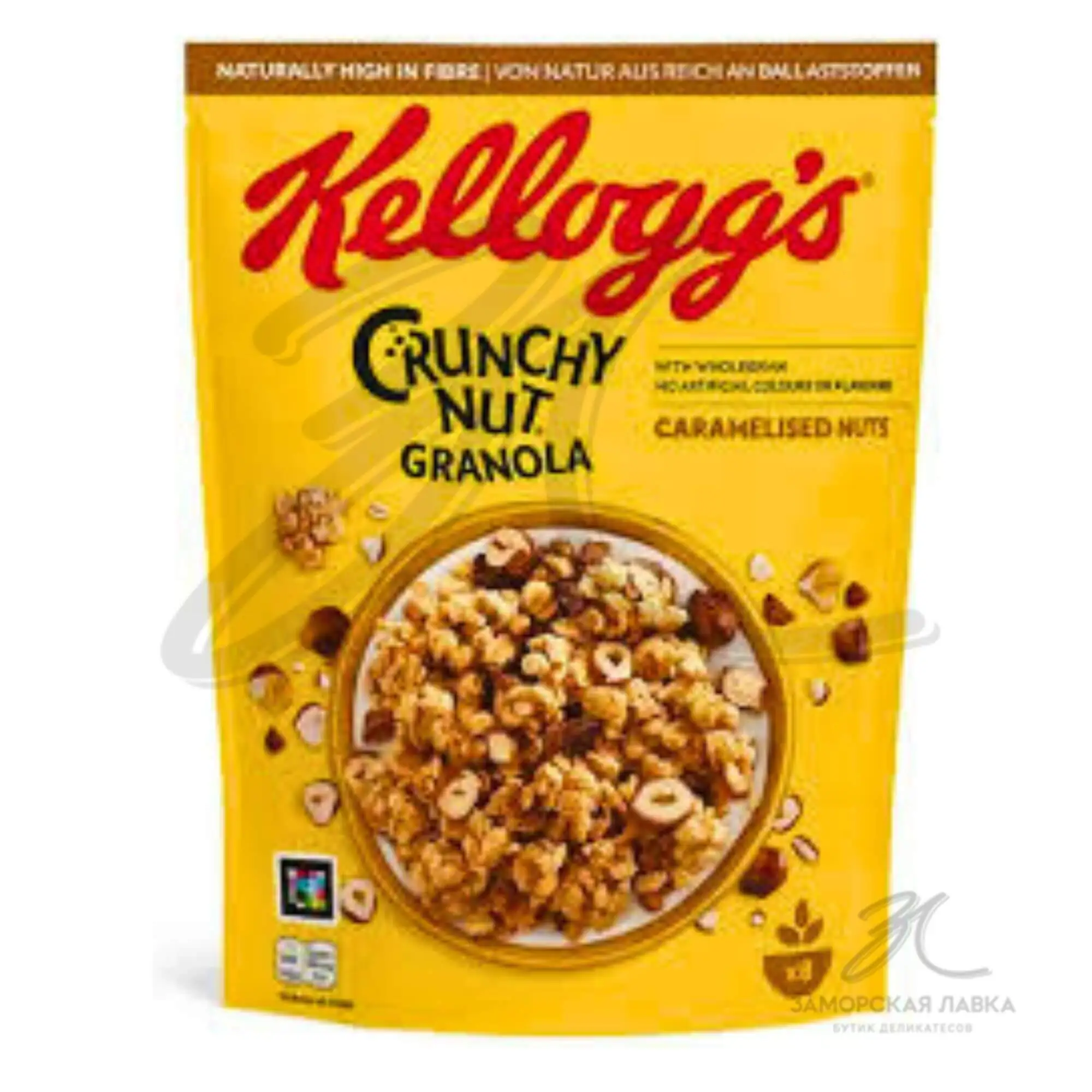 Гранола "Kellogg`s" с карамелизированными орехами 380 гр