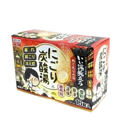 Соль "Hakugen Earth" для ванны (с ароматом абрикоса, зелёного чая, азалии) 45 гр.*16 табл