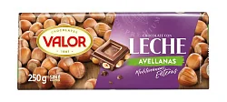 Шоколад "Valor" молочный с фундуком 250гр Испания