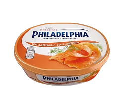 Сыр "Филадельфия" с лососем 67% 175гр 