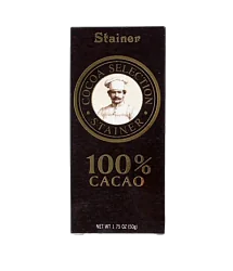 Шоколад "Stainer" 100% какао 50гр Италия