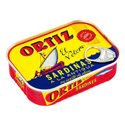 Сардины "Ortiz" в оливковом масле 140гр