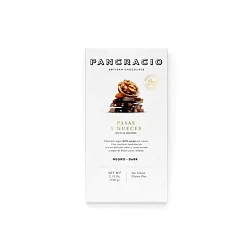Шоколад "Pancracio" темный с грецким орехом и изюмом 100гр Испания