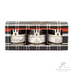 Набор "Savini Tartufi" приправ и заправок (мед, соль, соус) 100 гр Италия