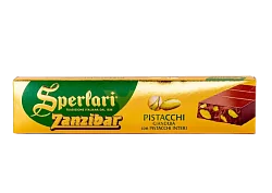 Шоколад "Sperlari" молочный с фисташками 200гр Италия