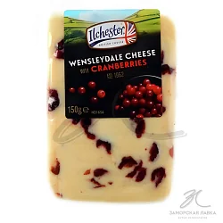 Сыр "Ilchester" десертный с клюквой 45% 150 гр