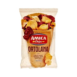 Чипсы "Amica" из овощей 100гр Италия