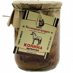 Конина тушеная высший сорт ст/б 500гр