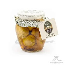 Артишоки "SantAgata" Экстра с апельсином в олив.масле EV 290 гр 