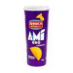Чипсы "Amica" картофельные со вкусом барбекю туба 100гр Италия