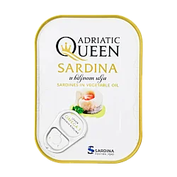 Сардины "Adriatic Queen" в масле 105 гр Хорватия
