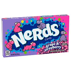 Леденец "Wonka Nerds" со вкусом винограда и клубники 141гр США