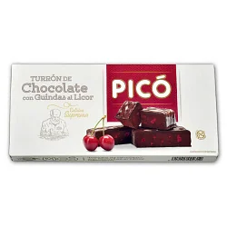 Туррон "Picó" шоколадный с вишней в ликере 200гр Испания