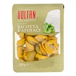 Тортеллони "Voltan" с сыром Рикотта и шпинатом 250гр Италия