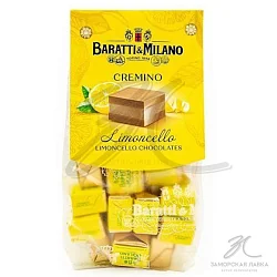 Конфеты "Baratti&Milano" Пралине Кремино с ликером Лимончелло 200гр Италия