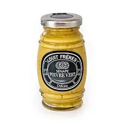 Горчица "Louit freres" с зеленым перцем нежная 130гр Италия