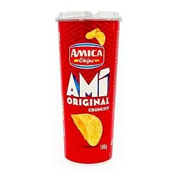 Чипсы "Amica" картофельные с классическим вкусом туба 100гр Италия