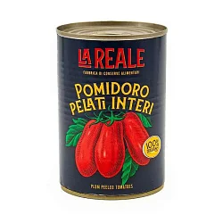 Томаты "La Reale" очищенные ж/б 400гр Италия