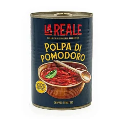 Томаты "La Reale" резаные ж/б 400гр Италия