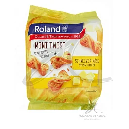 Мини-твисты "Roland" слоеные с сыром 75гр
