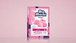 Мороженое "MoMochi" Бабл гам малина 6шт 