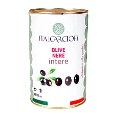 Маслины "Italcarciofi" б/косточки ж/б 345 гр Италия