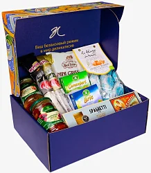 Набор "Коробка подарочная" синяя №1 Набор "Коробка подарочная" синяя №1