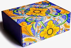 Коробка подарочная Заморская Лавка синяя Коробка подарочная Заморская Лавка синяя