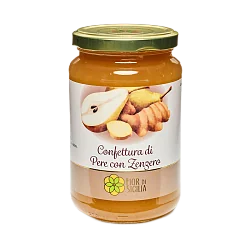 Конфитюр "FIOR DI SICILIA" из груши и имбиря 430гр Италия