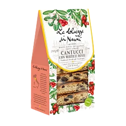 Кантуччини "Le Dolcezze di Nanni" мини с клюквой 200 гр Италия