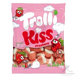 Мармелад "Trolli" Клубничный поцелуй 150 гр 