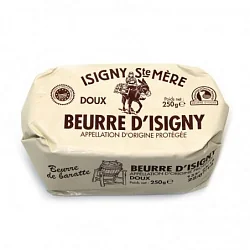 Масло "Beurre D,Isigny" сливочное 82% 250гр