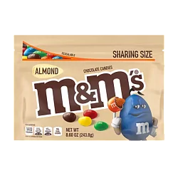 Драже "M&M" с миндалем 243,8 гр США