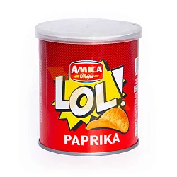 Чипсы "Amica" со вкусом паприки 45гр Италия