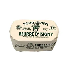 Масло "Beurre D,Isigny" сливочное слабосоленое 82% 250гр