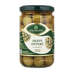 Оливки "Italcarciofi" Интере с косточкой ст/б 290 гр Италия