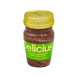 Филе анчоусов "Delicius" в масле 78 гр Италия