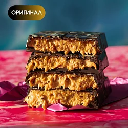 Дубайский шоколад "Fix" темный крендель с соленой карамелью 200гр
