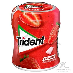 Жев. резинка ''Trident'' клубника 68 гр Жев. резинка ''Trident'' клубника 68 гр