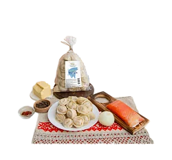 Пельмени "Домашний пельмень" Форель 0,8кг Россия