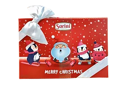 Конфеты "Sorini" Рождественская коробка красная 300гр Италия